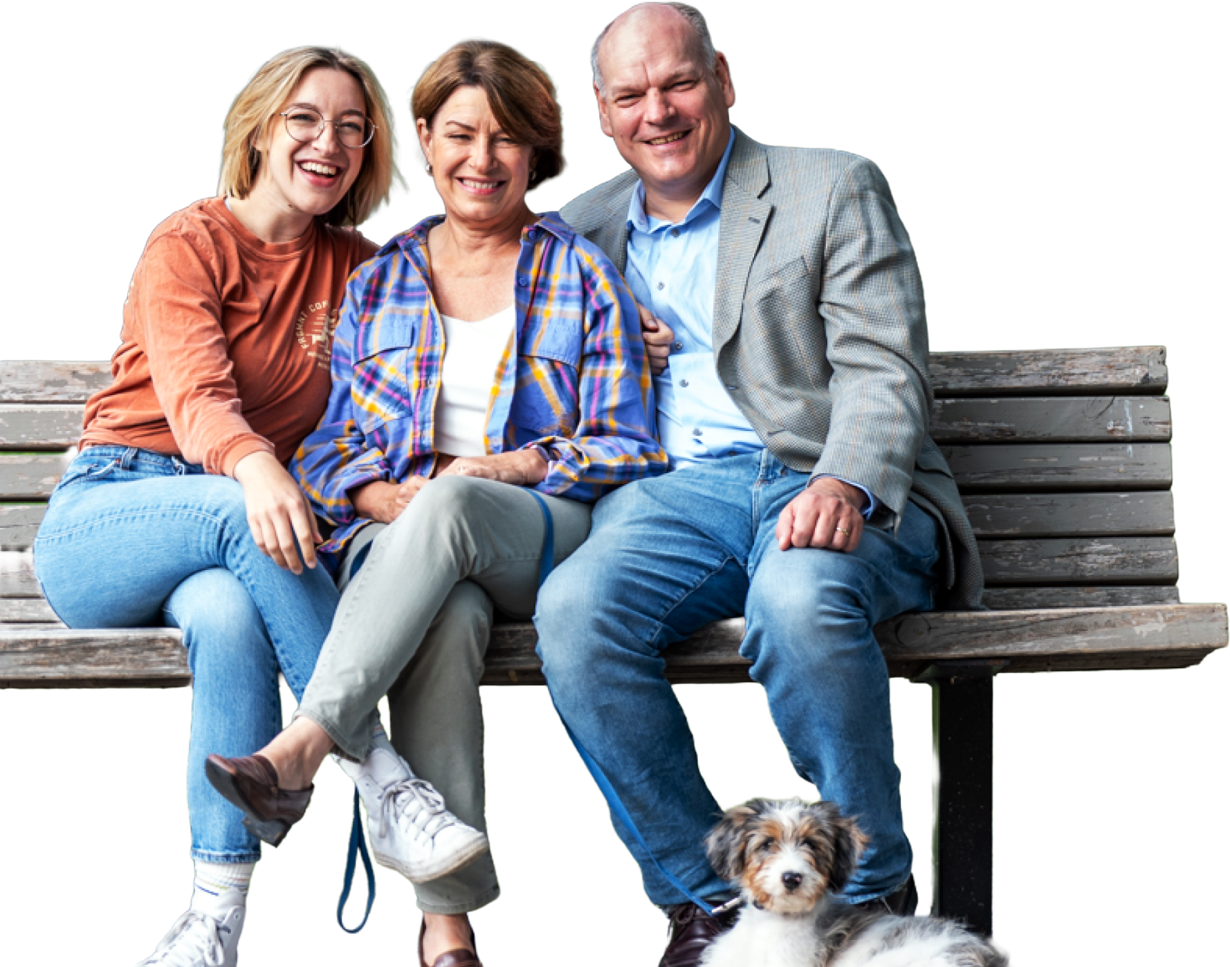 Amy Klobuchar with her family