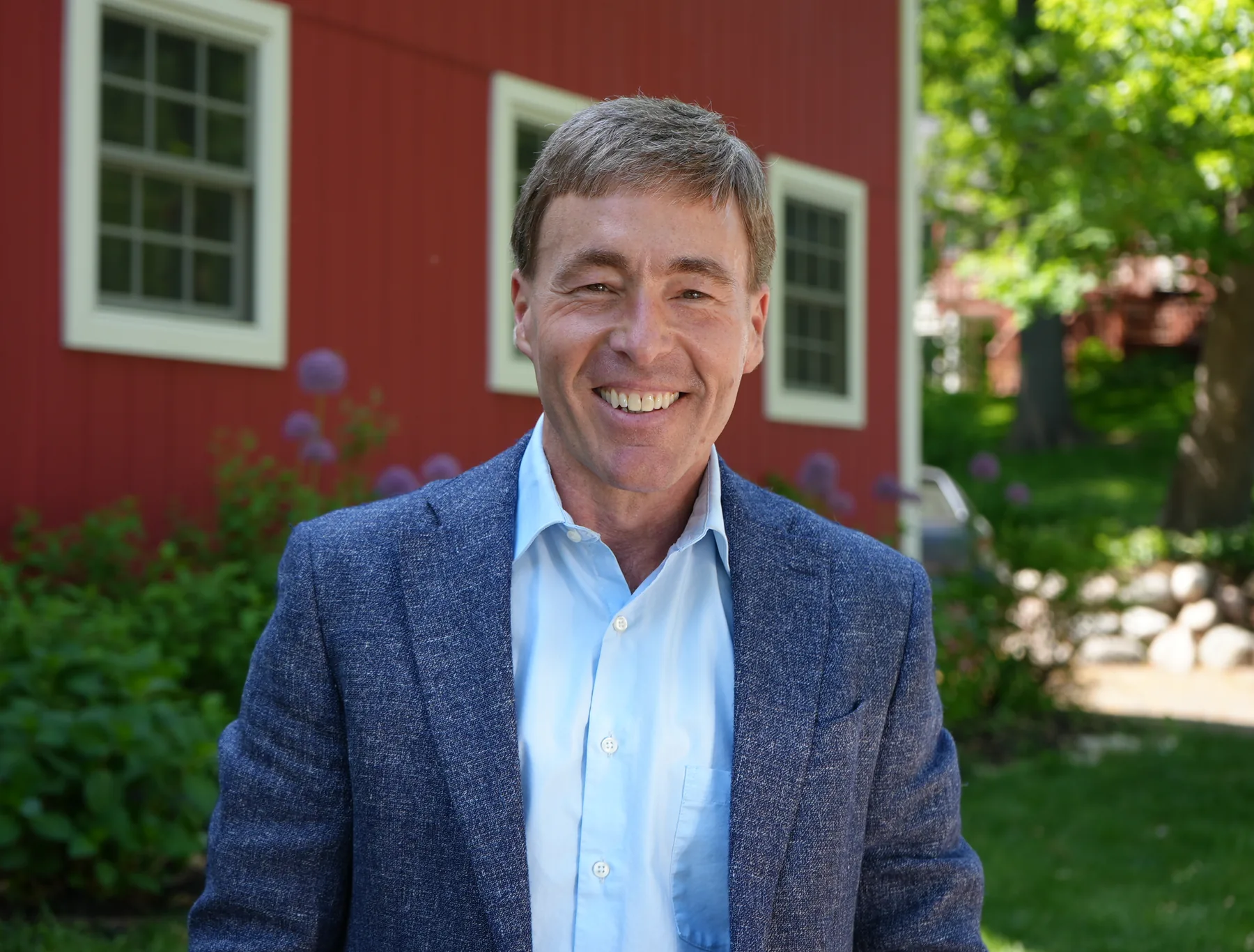 Ben Schierer smiling outdoors